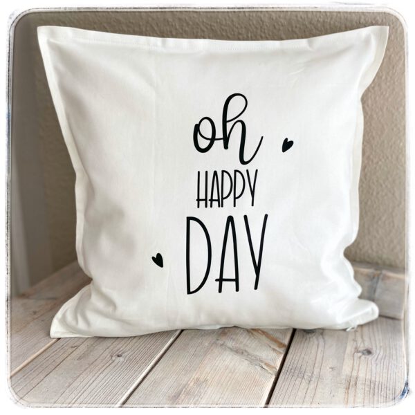 Bügelmotiv "Oh Happy Day"