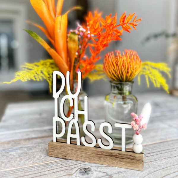 Du ~ ICH ~ PASST - aufsteller – Bild 5