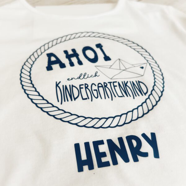 Organic T-Shirt - Ahoi Kindergarten – Bild 2