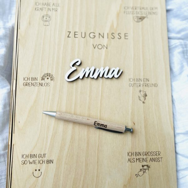 Zeugnismappe - personalisiert