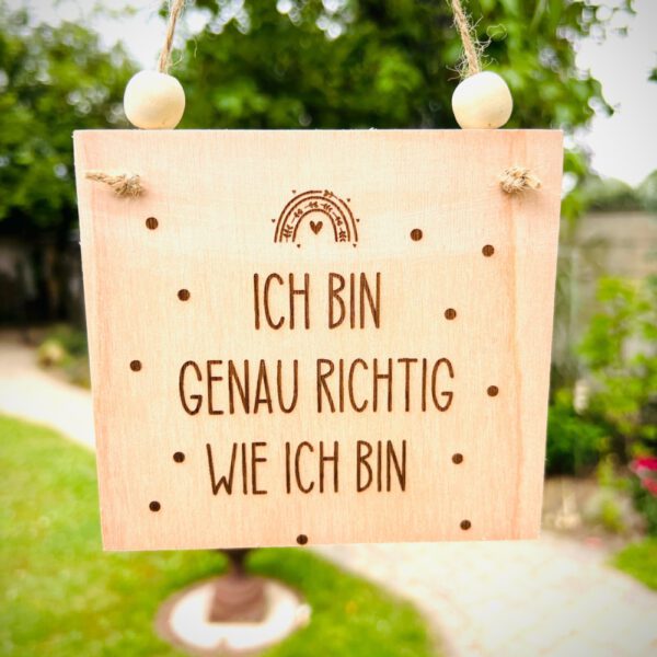 Affirmation "ich bin genau richtig wie ich bin" – Bild 4