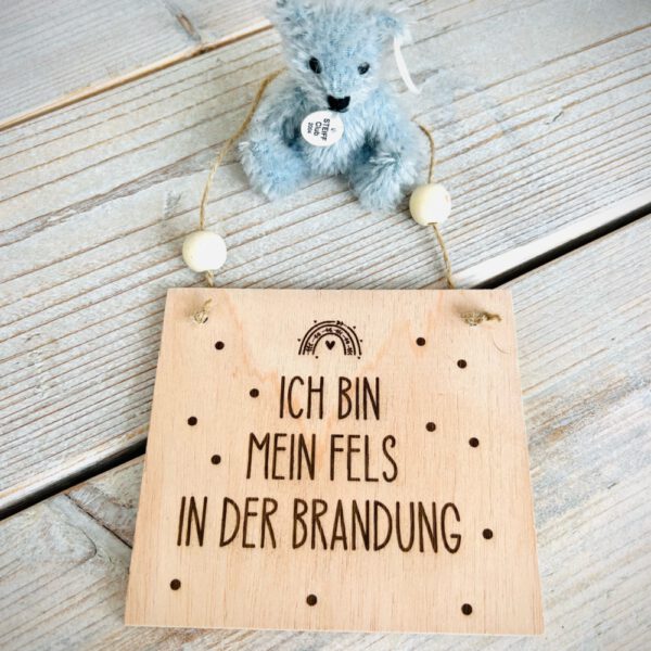 Affirmation "ICH BIN MEIN FELS IN DER BRANDUNG"