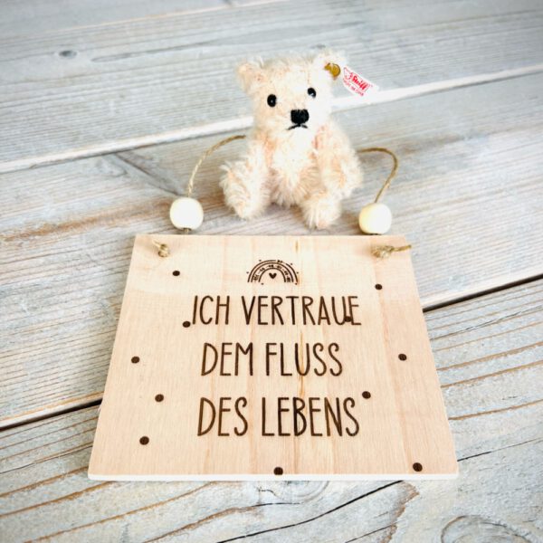 Affirmation "ICH VERTRAUE DEM FLUSS DES LEBENS"